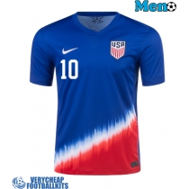 United States Christian Pulisic #10 Replica Away Shirt Copa America 2024 Short Sleeve